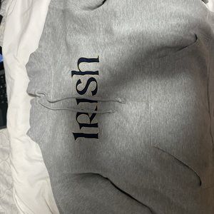 Notre Dame Hoodie, Grey.